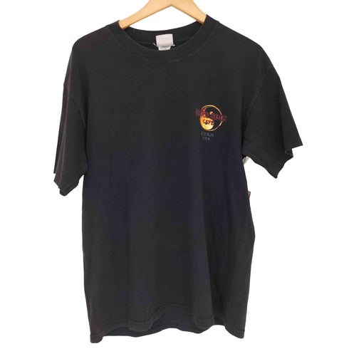 ハードロックカフェ Hard Rock Cafe USA製 guam インヤン バックプリント クルーネックTシャツ メンズ import:M