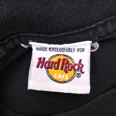 ハードロックカフェ Hard Rock Cafe USA製 guam インヤン バックプリント クルーネックTシャツ メンズ import:M