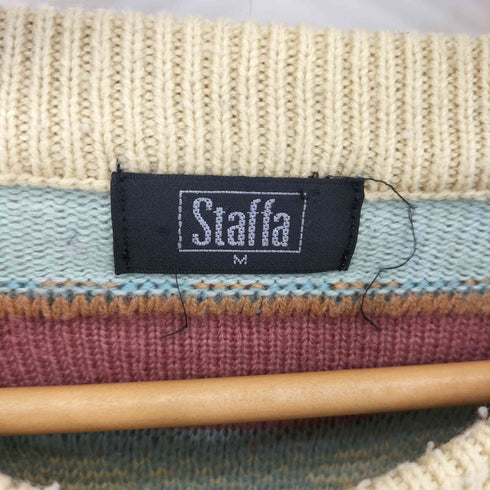 STAFFA 3Dニット クルーネックセーター メンズ M
