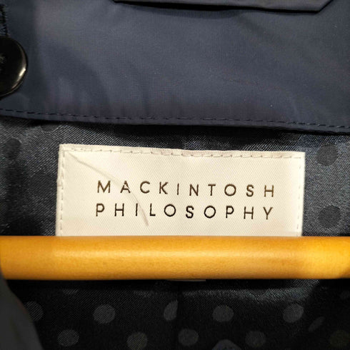 マッキントッシュフィロソフィー MACKINTOSH PHILOSOPHY ダウンライナー付き ステンカラーコート メンズ UK:40