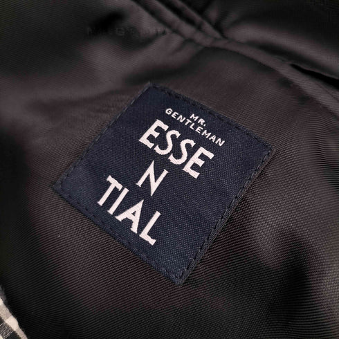 ミスタージェントルマン MR.GENTLEMAN ESSENTIAL シアサッカー ギンガムチェック シングルテーラードジャケット メンズ JPN:L