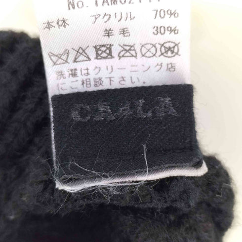 カシラ CA4LA ウール混アクリルニットビーニー メンズ