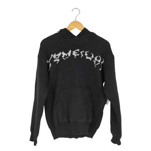 ボーン柄 ニット パーカー メンズ import:S