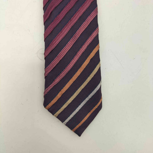 エルメネジルドゼニア Ermenegildo Zegna レジメンタルストライプ 総シルク ネクタイ メンズ