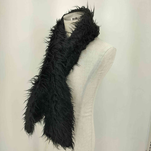 アワーレガシィー OUR LEGACY FLOSS SCARF BLACK FAKE FUR メンズ