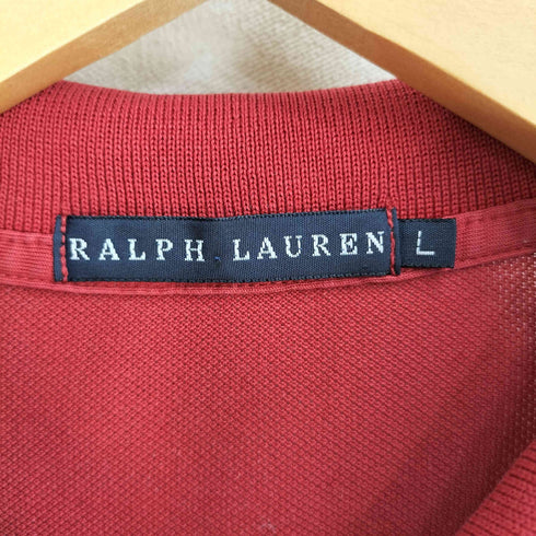 ラルフローレン RALPH LAUREN ビッグポニー刺繍 L/S ポロシャツ レディース import:L