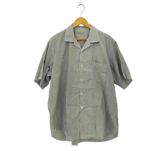 コムデギャルソンオム COMME des GARCONS HOMME 90s 銀タグ 田中オム オープンカラー ストライプ 半袖シャツ メンズ