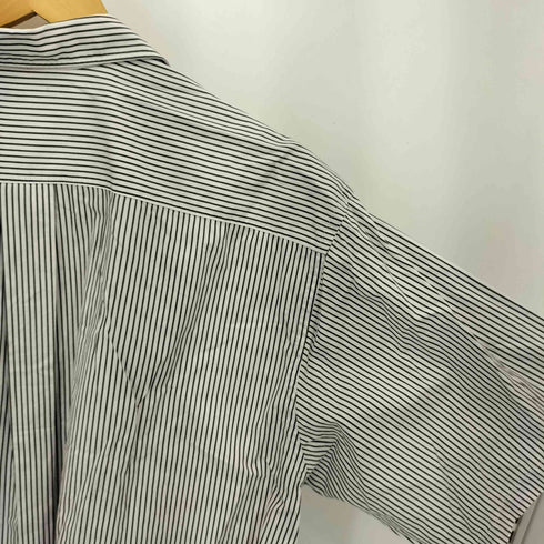 コムデギャルソンオム COMME des GARCONS HOMME 90s 銀タグ 田中オム オープンカラー ストライプ 半袖シャツ メンズ