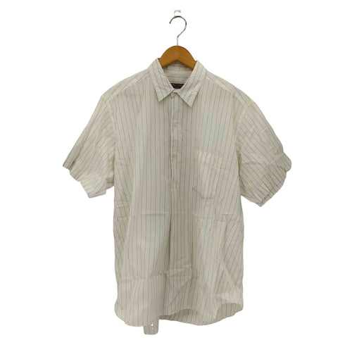 コムデギャルソンオム COMME des GARCONS HOMME 90s 銀タグ 田中オム ヘンリーネック ストライプ柄 半袖シャツ メンズ