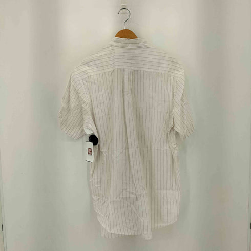 コムデギャルソンオム COMME des GARCONS HOMME 90s 銀タグ 田中オム ヘンリーネック ストライプ柄 半袖シャツ メンズ