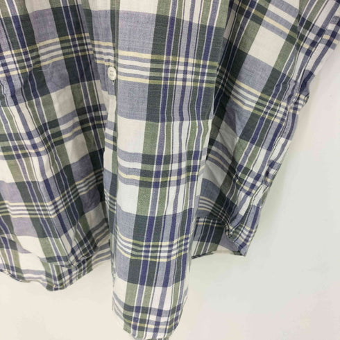 コムデギャルソンオム COMME des GARCONS HOMME 90s 銀タグ 田中オム チェック柄 レギュラーカラー半袖シャツ メンズ