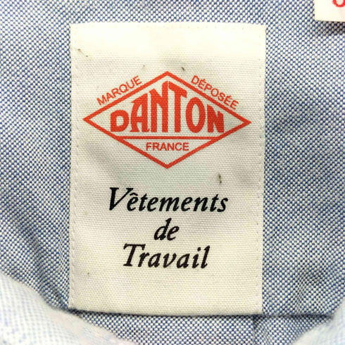 ダントン DANTON ラウンドカラー プルオーバー シャツ レディース 36