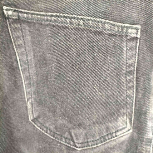 Dying breed スキニーブラックフレアデニムパンツ import メンズ 3