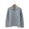 コムデギャルソンオム COMME des GARCONS HOMME 03SS 銀タグ 田中オム ボックスシルエット オープンカラー ストライプ柄 長袖シャツ メンズ M