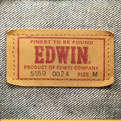 エドウィン EDWIN 日本製 5550 デニム トラッカー ジャケット メンズ JPN:M