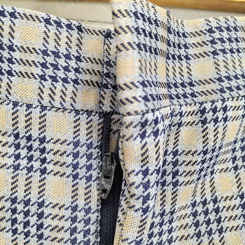 リーバイス Levis 70s- Panatela ロケットTALONジップ チェック柄フレアスラックス メンズ