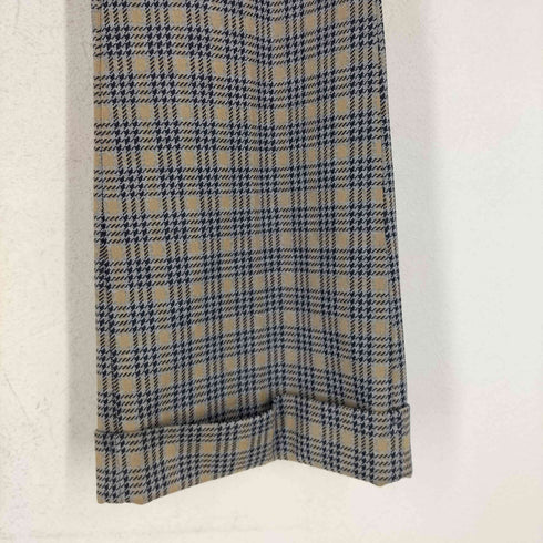 リーバイス Levis 70s- Panatela ロケットTALONジップ チェック柄フレアスラックス メンズ