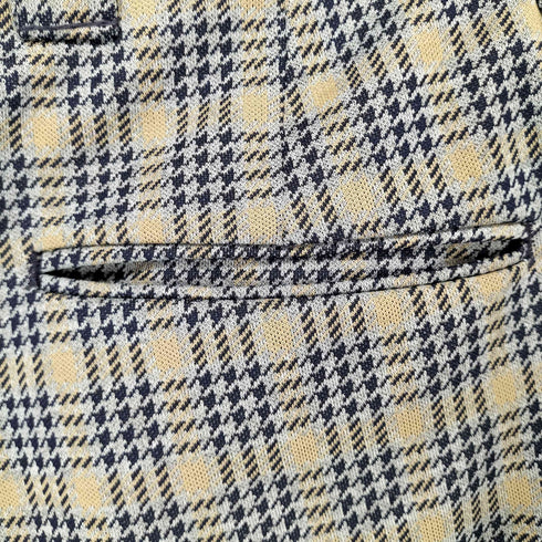 リーバイス Levis 70s- Panatela ロケットTALONジップ チェック柄フレアスラックス メンズ