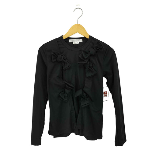 コムデギャルソンコムデギャルソン COMME des GARCONS COMME des GARCONS 21AW フロントカットオフ リボンデザイン 長袖Tシャツ カットソー レディース S