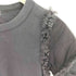 ノワールケイニノミヤ noir kei ninomiya 21SS Ruffle Sleeve T-Shirt ショルダーレードッキング フリルデザイン 半袖Tシャツ カットソー レディース XS