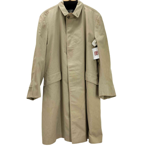 バーバリーズ BURBERRYS 60-70S Grest Hiller 裏地ストライプ 3枚袖 バルマカーン ステンカラー コート メンズ