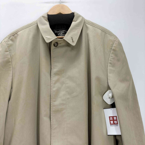 バーバリーズ BURBERRYS 60-70S Grest Hiller 裏地ストライプ 3枚袖 バルマカーン ステンカラー コート メンズ