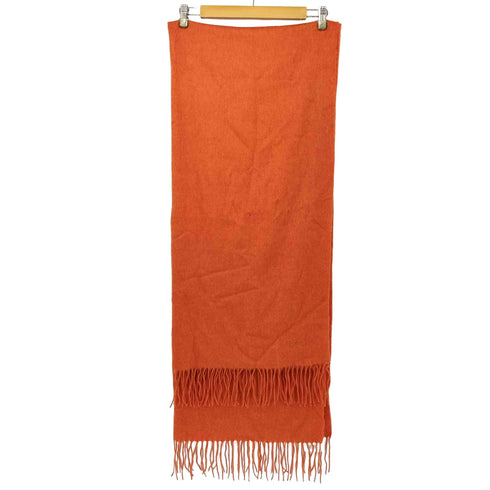 フルラ FURLA フリンジ付き カシミヤ マフラー レディース