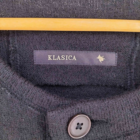 クラシカ KLASICA AB GENOU 羊毛 ノーカラーコート メンズ JPN:3