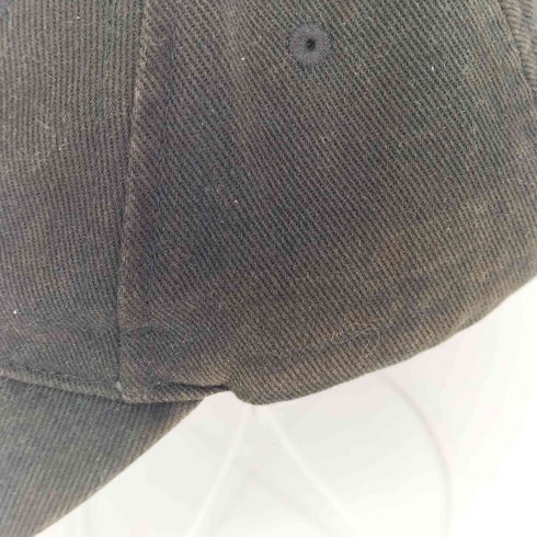 バレンシアガ BALENCIAGA Black Logo Embroidery Cap メンズ L