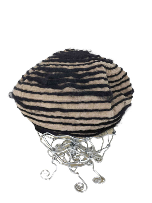 ジバンシィ GIVENCHY レーヨン100 ラインデザインベレー帽 メンズ