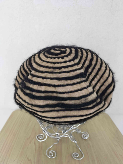 ジバンシィ GIVENCHY レーヨン100 ラインデザインベレー帽 メンズ