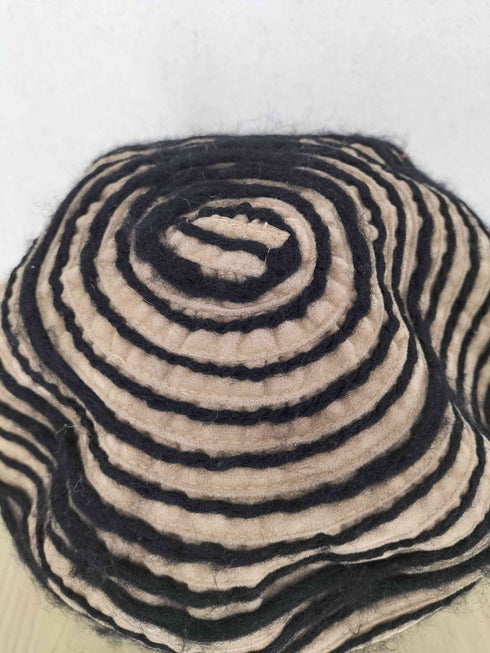 ジバンシィ GIVENCHY レーヨン100 ラインデザインベレー帽 メンズ