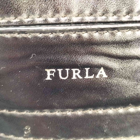 フルラ FURLA レザー切替 ナイロン ショルダーバッグ サコッシュ レディース