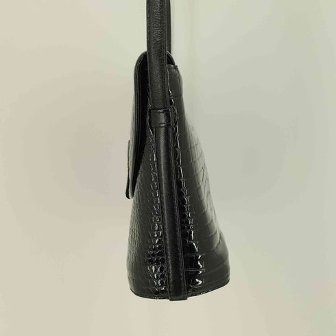 クレージュ courreges クロコ型押し ショルダーバッグ レディース