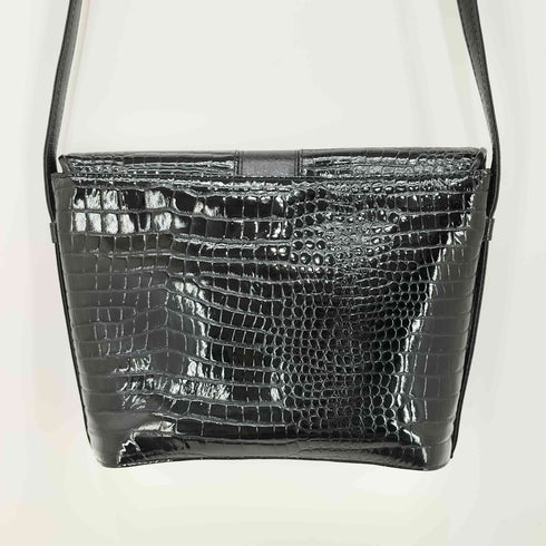 クレージュ courreges クロコ型押し ショルダーバッグ レディース