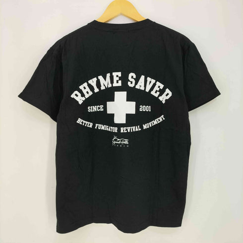 RHYME SAVER プリントクルーネックTシャツ メンズ JPN:M