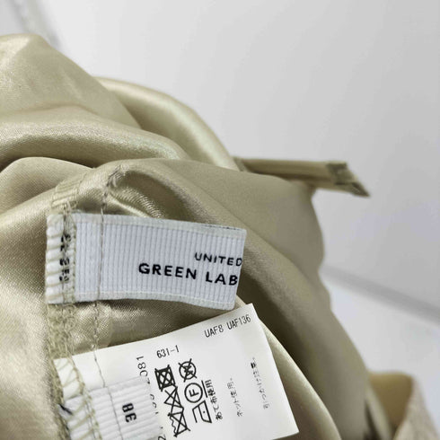 グリーンレーベルリラクシング GREEN LABEL RELAXING FFC ペタル レース Iライン スカート レディース JPN:38