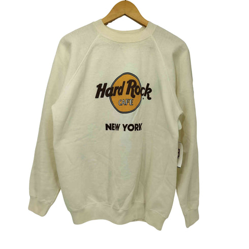 ハードロックカフェ Hard Rock Cafe 90S USA製 HANESボディ newyork クルーネックスウェット メンズ JPN:L