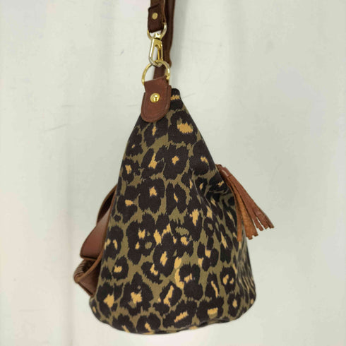 ミュベール MUVEIL レオパード柄 2wayハンドバッグ レディース