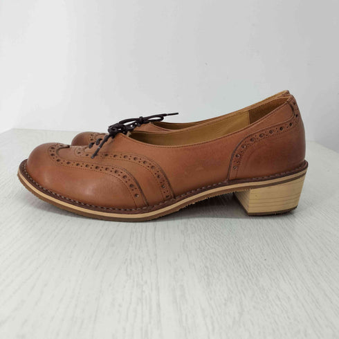 mukava ウィングチップ レースアップ パンプス レディース 25cm