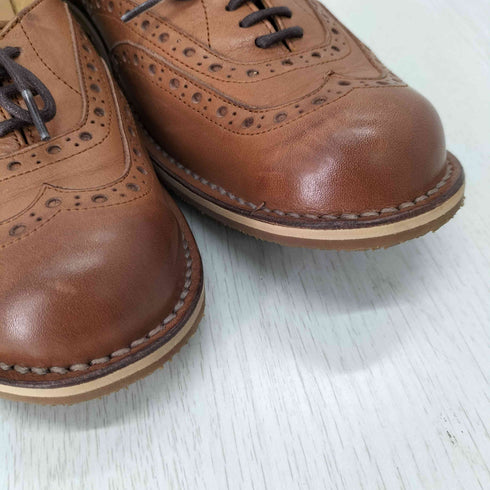 mukava ウィングチップ レースアップ パンプス レディース 25cm