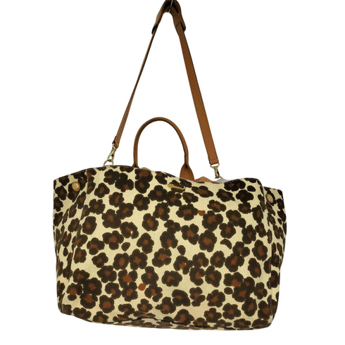 ミュベール MUVEIL レオパード柄 キャンバストートバッグ レディース