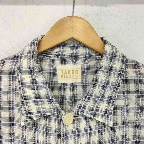 タケオキクチ TAKEO KIKUCHI パジャマシャツ メンズ