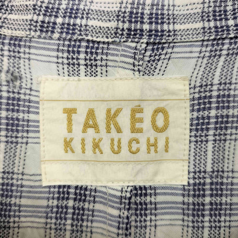 タケオキクチ TAKEO KIKUCHI パジャマシャツ メンズ