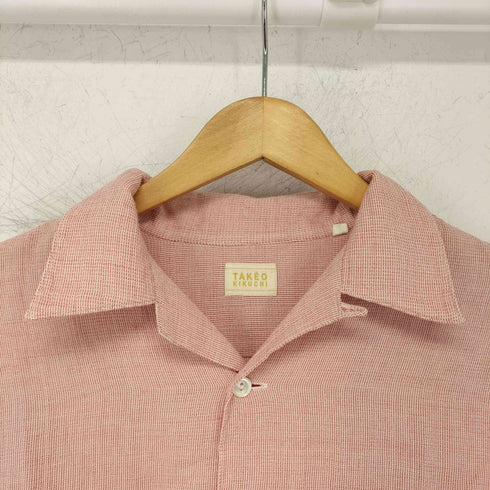 タケオキクチ TAKEO KIKUCHI レーヨン混 オープンカラーシャツ メンズ JPN:3