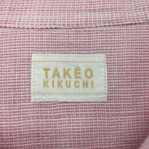 タケオキクチ TAKEO KIKUCHI レーヨン混 オープンカラーシャツ メンズ JPN:3