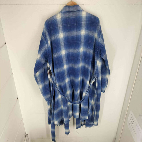 ON O FF by TTAGGG チェック柄ガウンコート import メンズ F