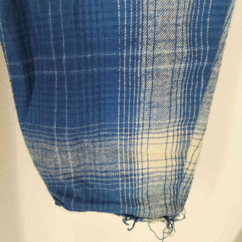 ON O FF by TTAGGG チェック柄ガウンコート import メンズ F