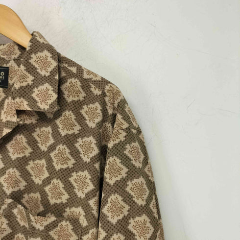 タケオキクチ TAKEO KIKUCHI 総柄オープンカラーポリシャツ メンズ JPN:3