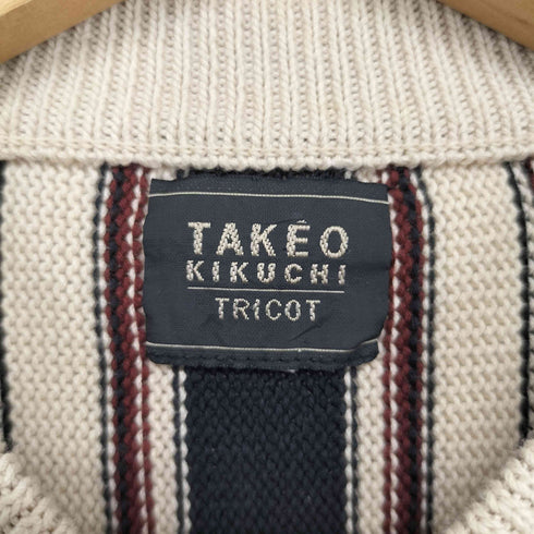 タケオキクチ TAKEO KIKUCHI TRICOT コットンニットカーディガン メンズ JPN:3